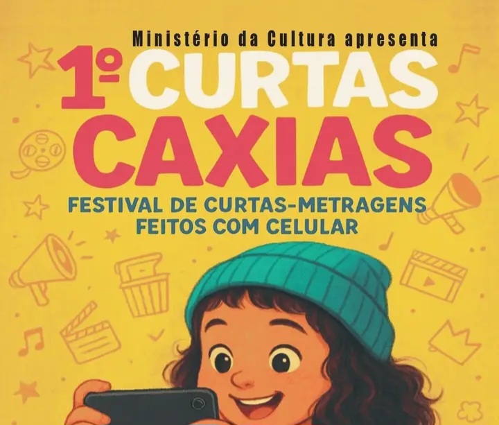 1o CURTAS CAXIAS, Iniciativa da CONCEITOH FILMES, Premiará Curtas Metragens Feitos em Celular por Crianças e Adolescentes