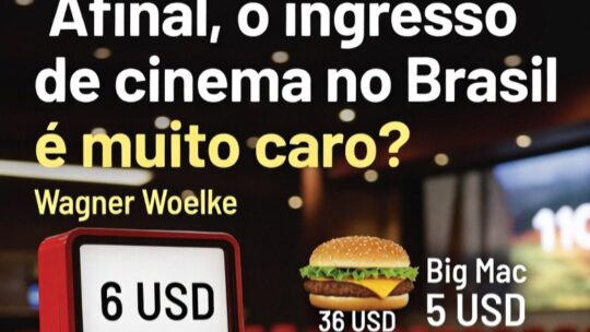 Ingresso de Cinema no Brasil é Caro? Comparativo de Preços Brasil X Outros Países