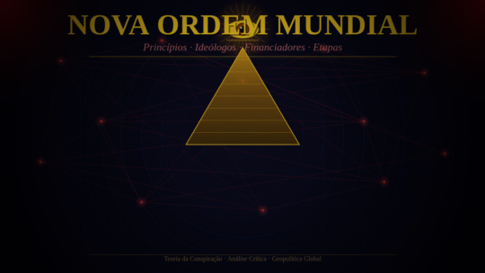 NOM (NOVA ORDEM MUNDIAL), GREAT RESET & AFINS: O Que é Real e o Que é Teoria da Conspiração?