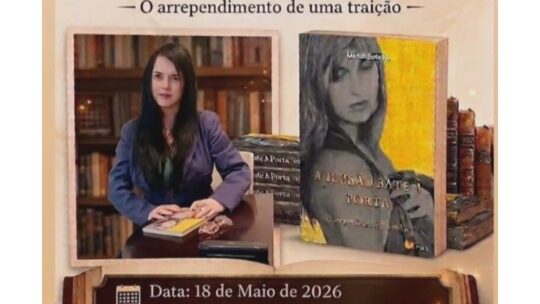 Romance “A ILUSÃO BATE À PORTA: O ARREPENDIMENTO DE UMA TRAIÇÃO” de MARIAH BOTOLLIN – Sessão de Autógrafos na Livraria Martins Fontes
