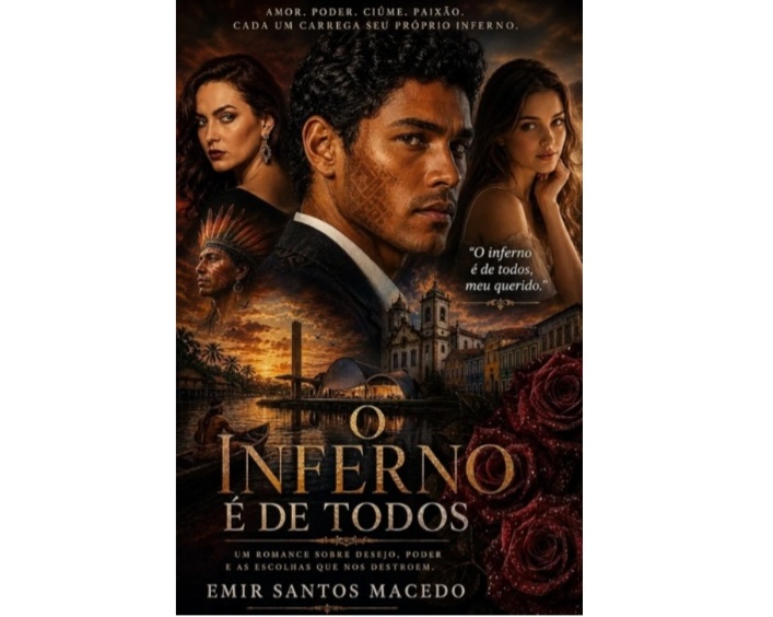 Romance “O INFERNO É DE TODOS”, Novo Livro de EMIR SANTOS MACEDO, já disponível na Amazon